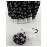 16-Inch Porcelain Holly Doll in Floral Dress with Accessories