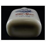 Vintage Old Spice After Shave Talcum Bottle by Shulton