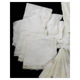 Collection of Vintage Linen and Embroidered Napkins
