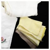 Collection of Vintage Linen and Embroidered Napkins
