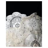 Collection of Vintage Handmade Crochet and Lace Doilies