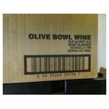 Set of 12 Olive Green Wine Glasses