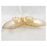 Vintage Carnival Glass Butterfly Dish