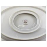 Noritake Rose China Serving Set with Tureen, Gravy Boat, and Oval Bowl