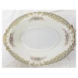 Noritake Rose China Serving Set with Tureen, Gravy Boat, and Oval Bowl
