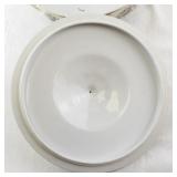 Noritake Rose China Serving Set with Tureen, Gravy Boat, and Oval Bowl