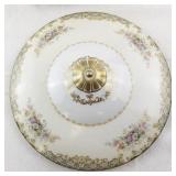 Noritake Rose China Serving Set with Tureen, Gravy Boat, and Oval Bowl
