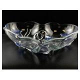 Mikasa Bluebells Heart Shaped Glass Bowl