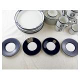 Dansk Bistro and Concerto Porcelain Dinnerware Set