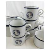 Dansk Bistro and Concerto Porcelain Dinnerware Set