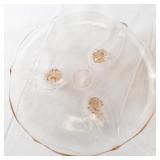 Vintage Pink Depression Glass Tableware Set with Plates, Creamer, Sugar Bowls and Divided Tray