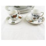 Vintage Maddock John & Sons Tokio Pattern Porcelain China Set