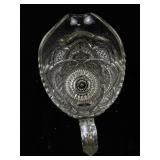 Vintage Pressed Glass Water Pitcher with 4 Matching Tumblers