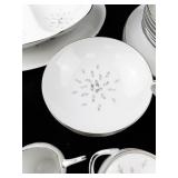 SANGO Petite Boutique China Dinnerware Set with Serving Pieces