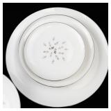 SANGO Petite Boutique China Dinnerware Set with Serving Pieces