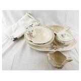 Paramount Ivory Floral China Serving Set