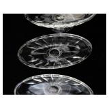 Set of 4 Glass Footed Banana Split Dishes
