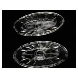 Set of 4 Glass Footed Banana Split Dishes