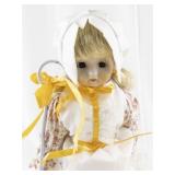 Porcelain Little Bo Peep Doll with Staff and Lamb