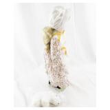 Porcelain Little Bo Peep Doll with Staff and Lamb