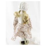 Porcelain Little Bo Peep Doll with Staff and Lamb