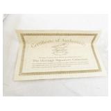 Heritage Signature Collection Porcelain Angel Doll with Certificate