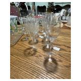 Collection of Assorted Vintage Glassware and Serving Tray