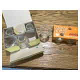 Duralex Picardie 6-Piece Old Fashioned Glass Set and Roly Poly Juice Glass Foursome