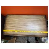 Antique Style Curved Wood 3-Drawer Chest with Ornate Hardware