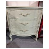 Vintage Style 3-Drawer Chest with Elegant Handles