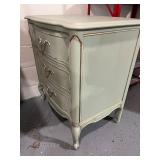 Vintage Style 3-Drawer Chest with Elegant Handles