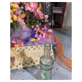 Colorful Artificial Floral Arrangements with Welcome Sign