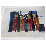Rare Signed Waverly Lewis Original Artwork