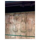 Glassware Set: Carafe with 4 Drinking Glasses