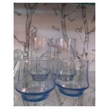 Collection of Etched Glassware with Animal Designs