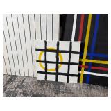Set of 5 Abstract Geometric Paintings - Modern Art Collection