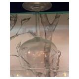 Elegant Vintage Etched Glassware Collection - Assorted Glasses & Cups