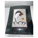 Set of 3 Diverse Art Prints Including Garnet Tobacco