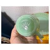 Vintage Fire-King Jadeite Cup & Saucer and Noritake China Set