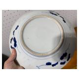 Lot of 2 Decorative Patterned Plates - Floral Motif