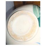 Decorative Ceramic Vase Pair with Floral & Nature Designs