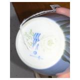 Decorative Ceramic Vase Pair with Floral & Nature Designs