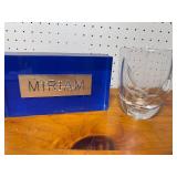 Signed Etched Crystal Vase with 