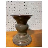 Decorative Ceramic Vase/Candle Holder with Unique Glaze Finish