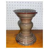 Decorative Ceramic Vase/Candle Holder with Unique Glaze Finish