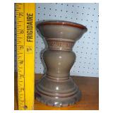 Decorative Ceramic Vase/Candle Holder with Unique Glaze Finish