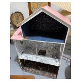 Charming Multi-Story Dollhouse with Decorative Interiors