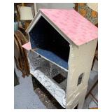 Charming Multi-Story Dollhouse with Decorative Interiors