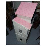 Charming Multi-Story Dollhouse with Decorative Interiors