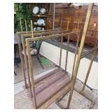 Set of 3 Metal Garment Racks for Retail Display